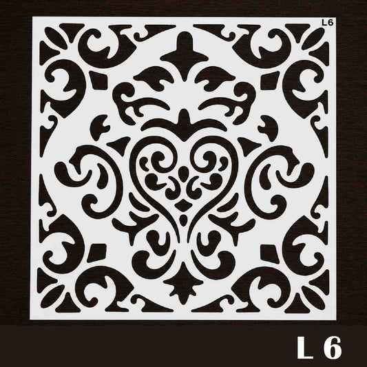 Craft Stencil 6x6 inch-L6