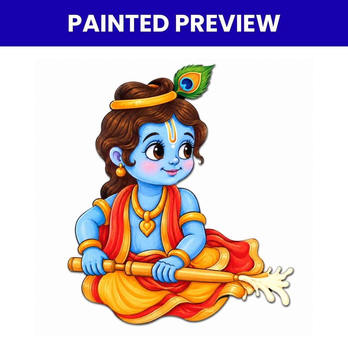 Pre Marked Kanha- Design- 1