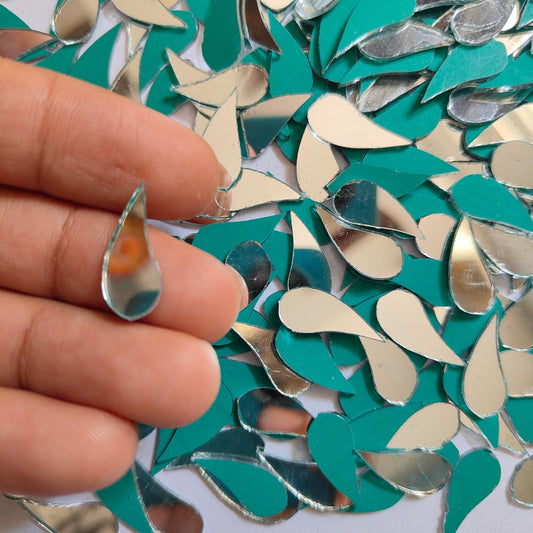 Glass Mirror- Paisley- 18mm