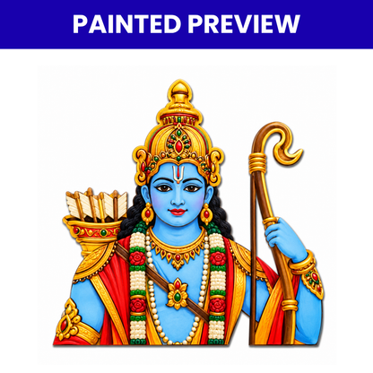 Pre Marked MDF Cutout Ram Ji