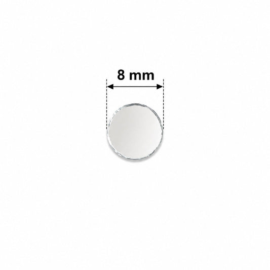 Glass Mirror- Round- 8MM