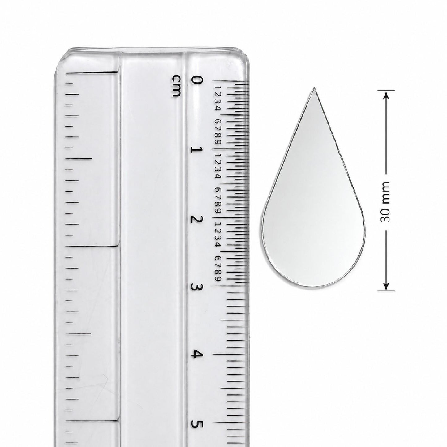 Glass Mirror- Long Tika