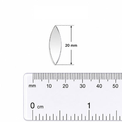Glass Mirror- Petal- 20MM