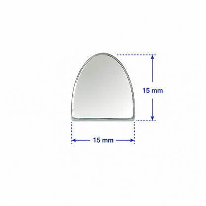 Glass Mirror- Half Oval