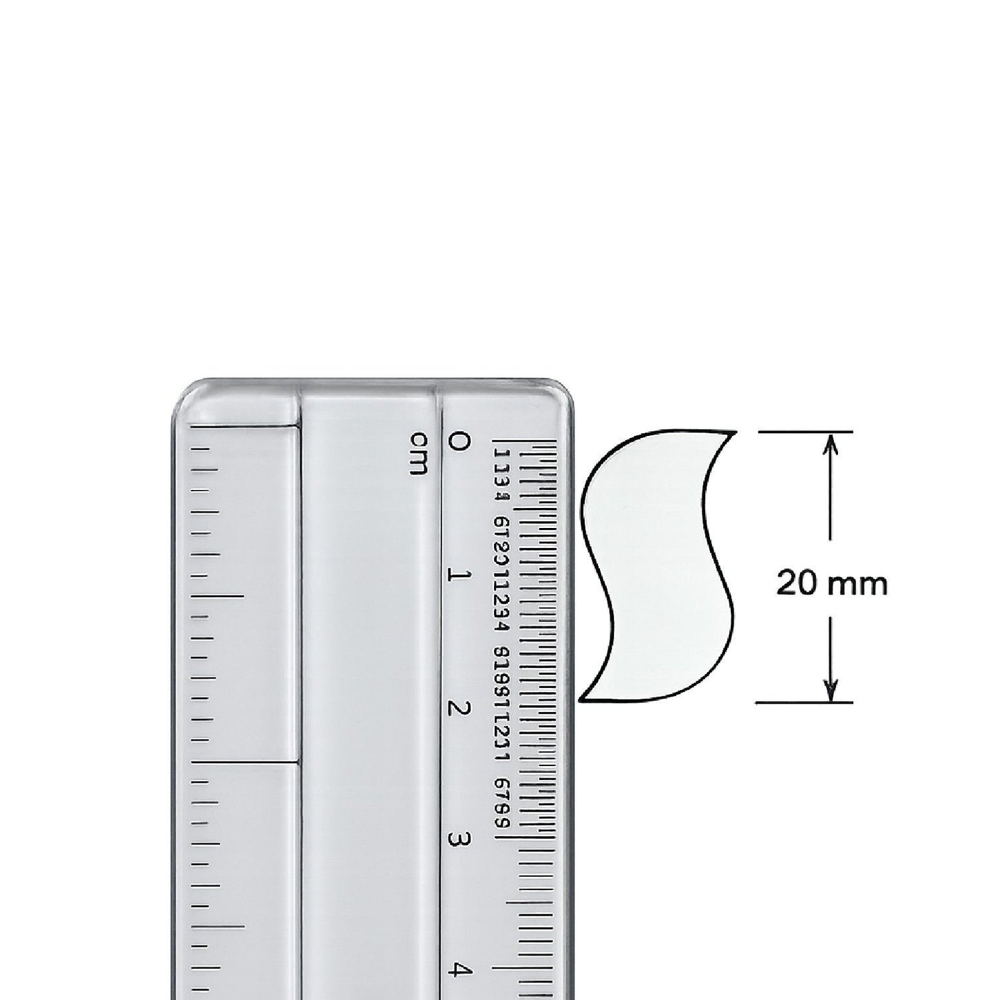Glass Mirror- S Shape