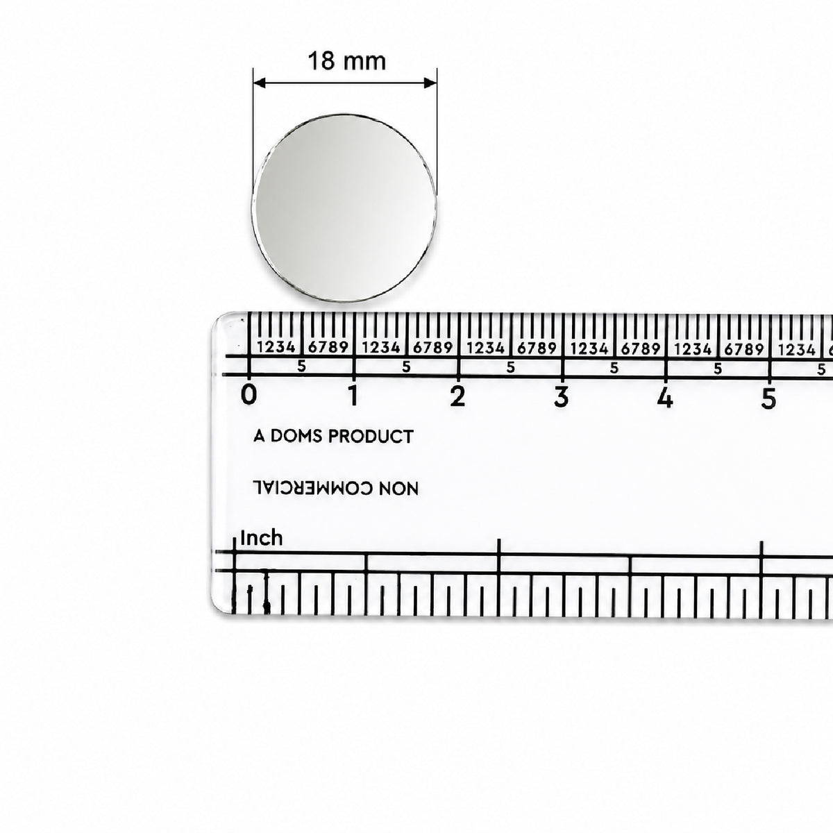 Glass Mirror- Round- 18MM