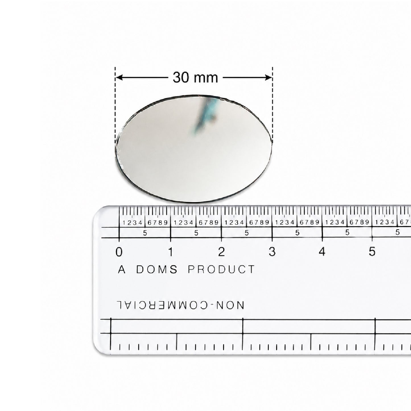 Glass Mirror- Oval