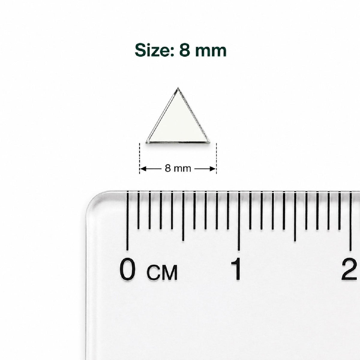 Glass Mirror- Triangle- 8MM