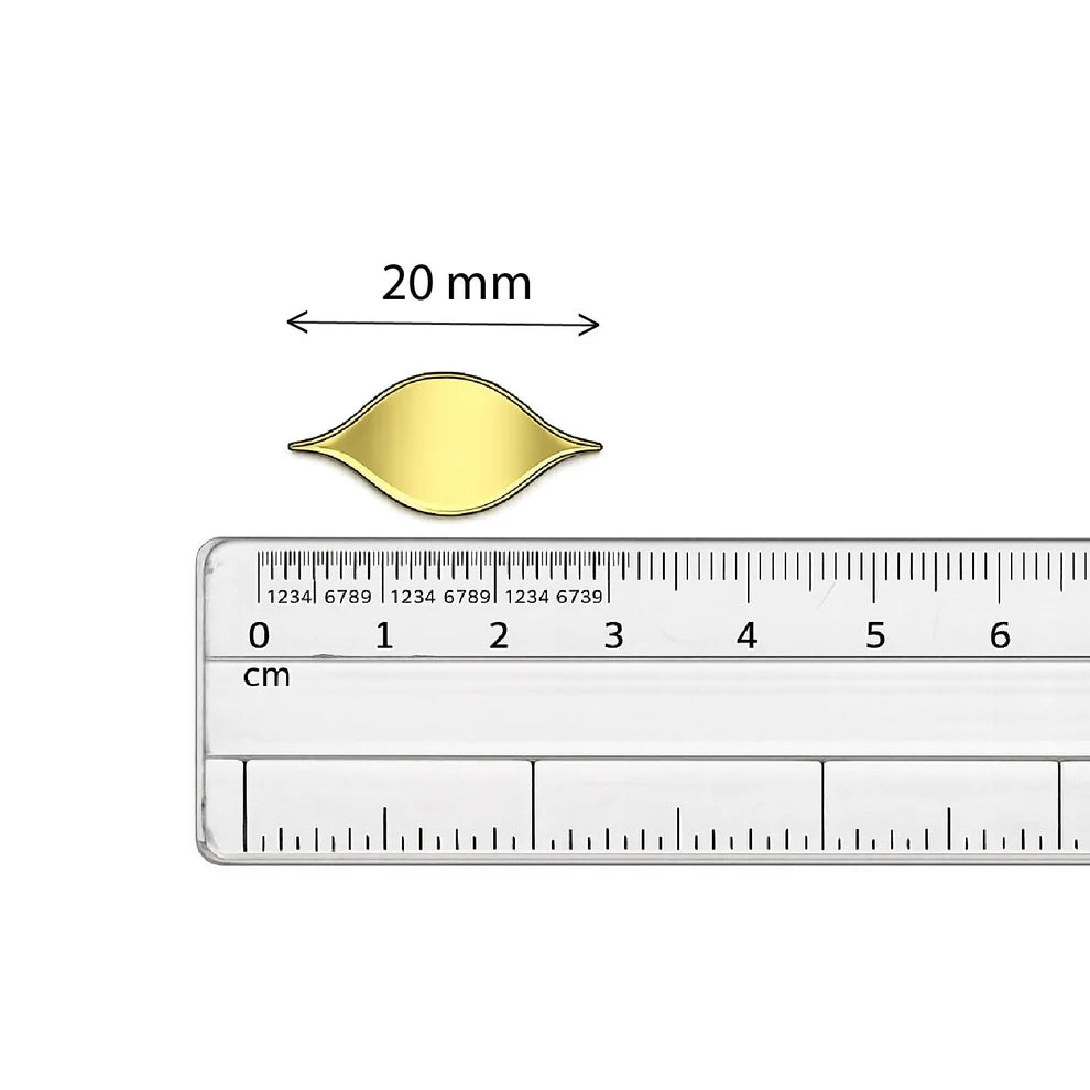 Golden Glass Mirror- Leaf