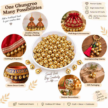 Ghungroo Beads - 9x7mm