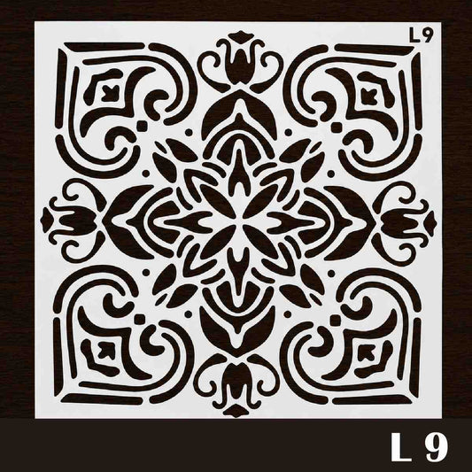 Craft Stencil 6x6 inch-L9