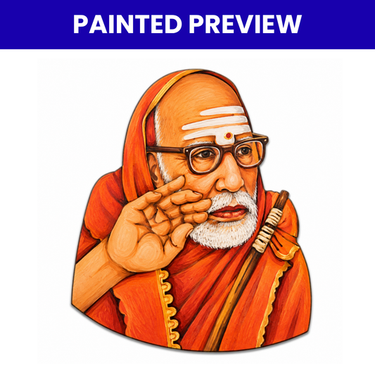 Pre Marked MDF Cutout Maha Periyava-Design-02