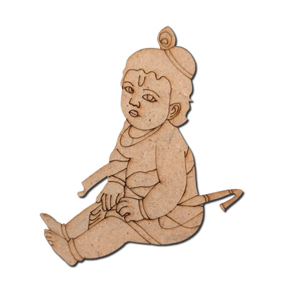 Pre Marked MDF Cutout Krishna