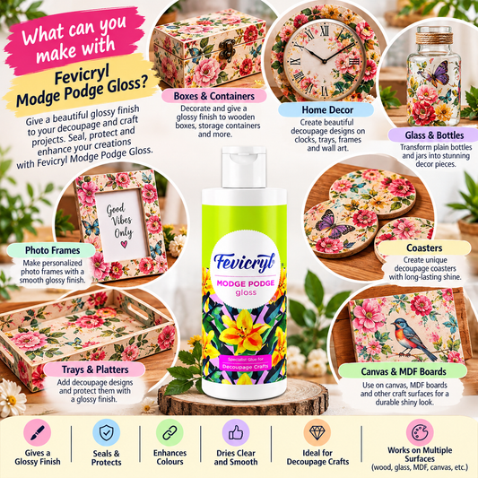Pidilite Fevicryl Modge Podge Gloss