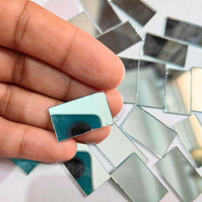 Glass Mirror- Rectangle- 25MMX15mm