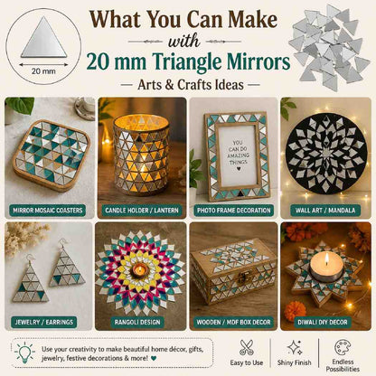 Glass Mirror- Triangle- 20MM