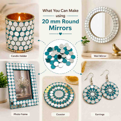 Glass Mirror- Round- 12MM