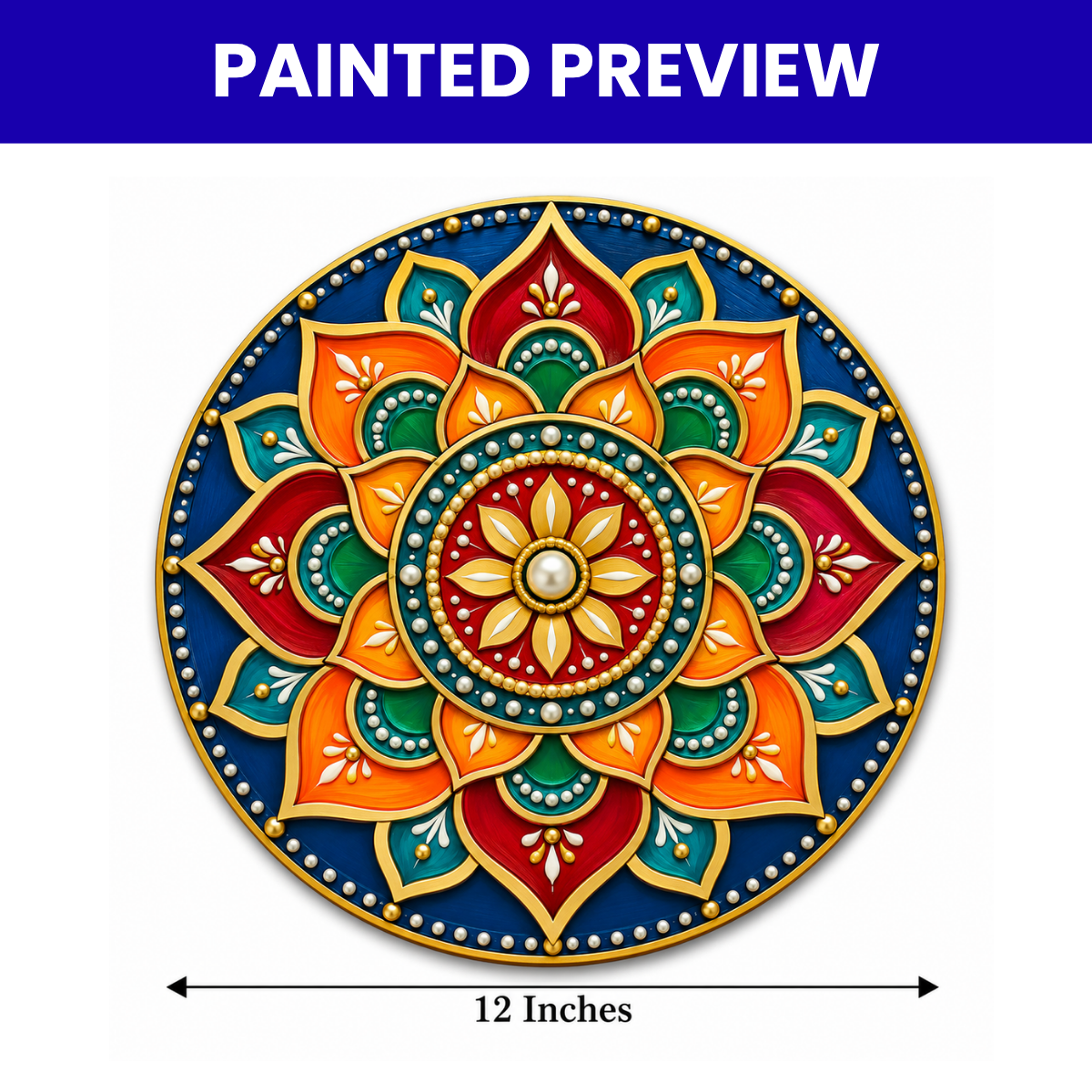 MDF Mandala- Design 3