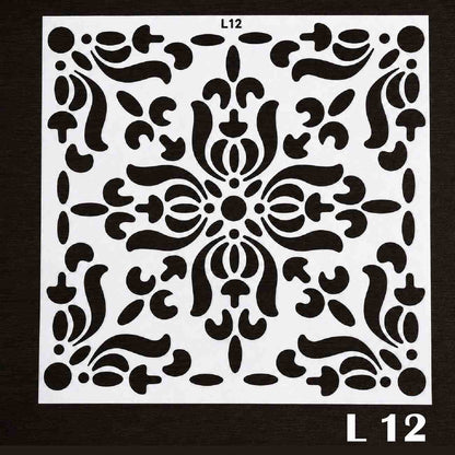 Craft Stencil 6x6 inch-L12