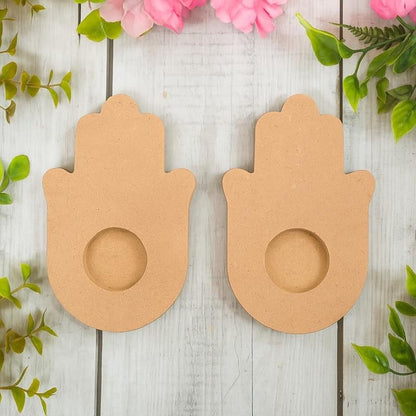 Humsa T-Light Holder Set of 2 Pieces