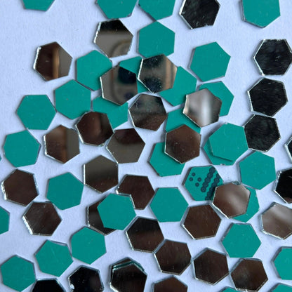 Glass Mirror- Hexa- 16mm