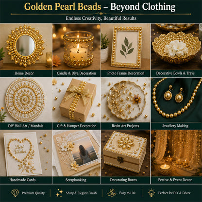 Golden Beads - 8mm