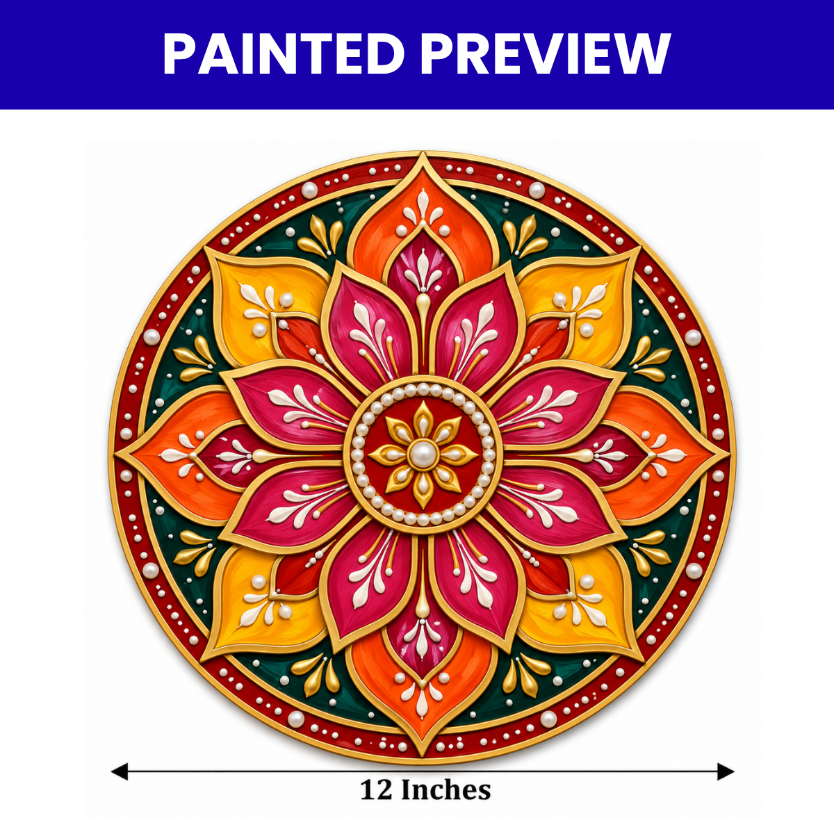 MDF Mandala- Design 1