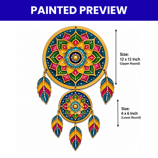 MDF Mandala Dream Catcher