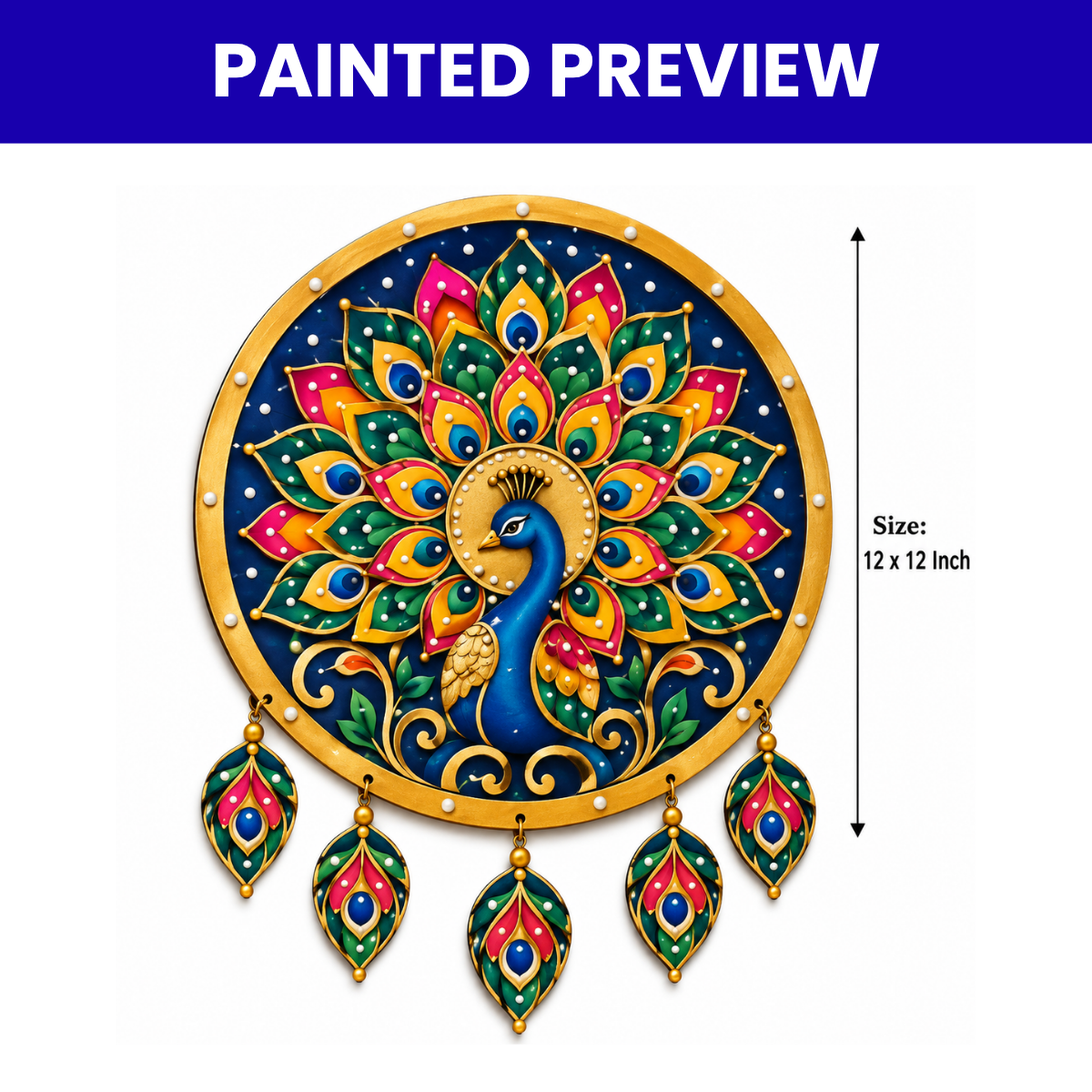 Peacock Dream Catcher