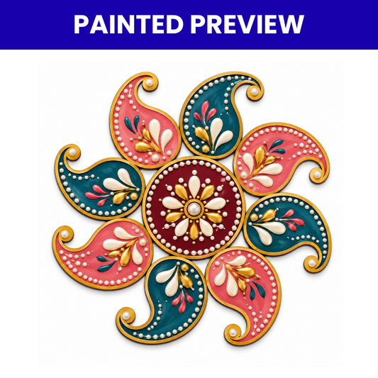 MDF Rangoli Cutouts Design-7