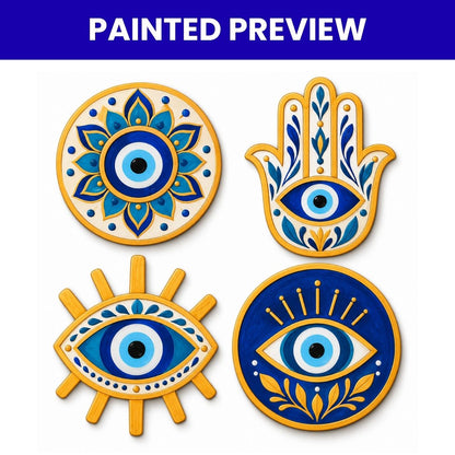 Evil Eye MDF Cutouts