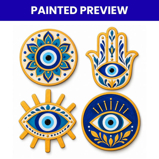 Evil Eye MDF Cutouts