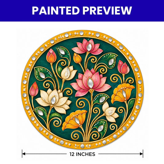 Pre Marked Lotus Flower