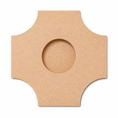 Abstract Geomatrical T-Light Holder