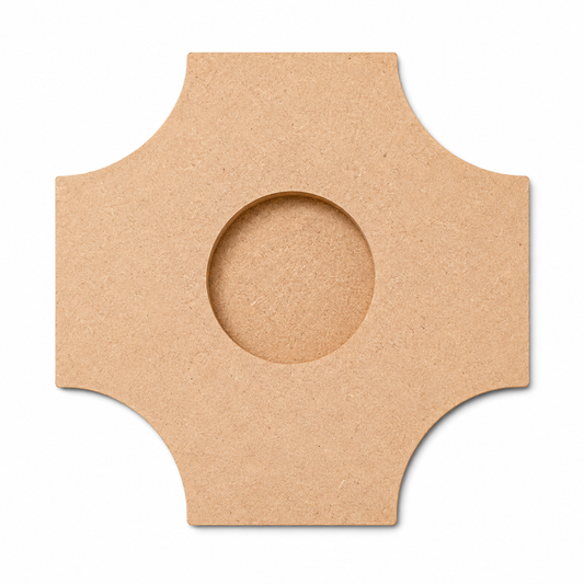 Abstract Geomatrical T-Light Holder