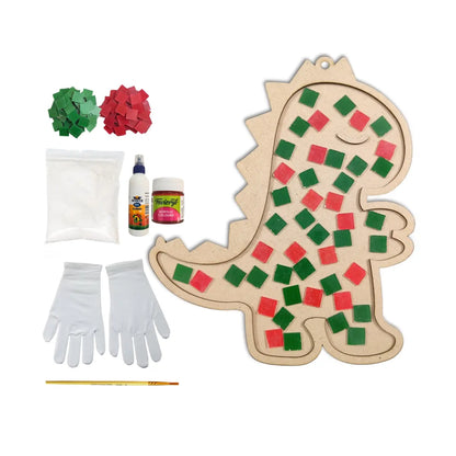 Dino2 Mosaic Wall Art