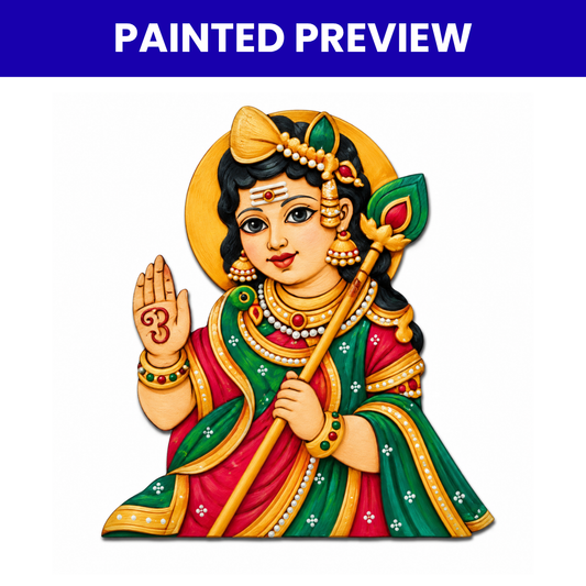 Pre Marked MDF Cutout Murugan-Design-04
