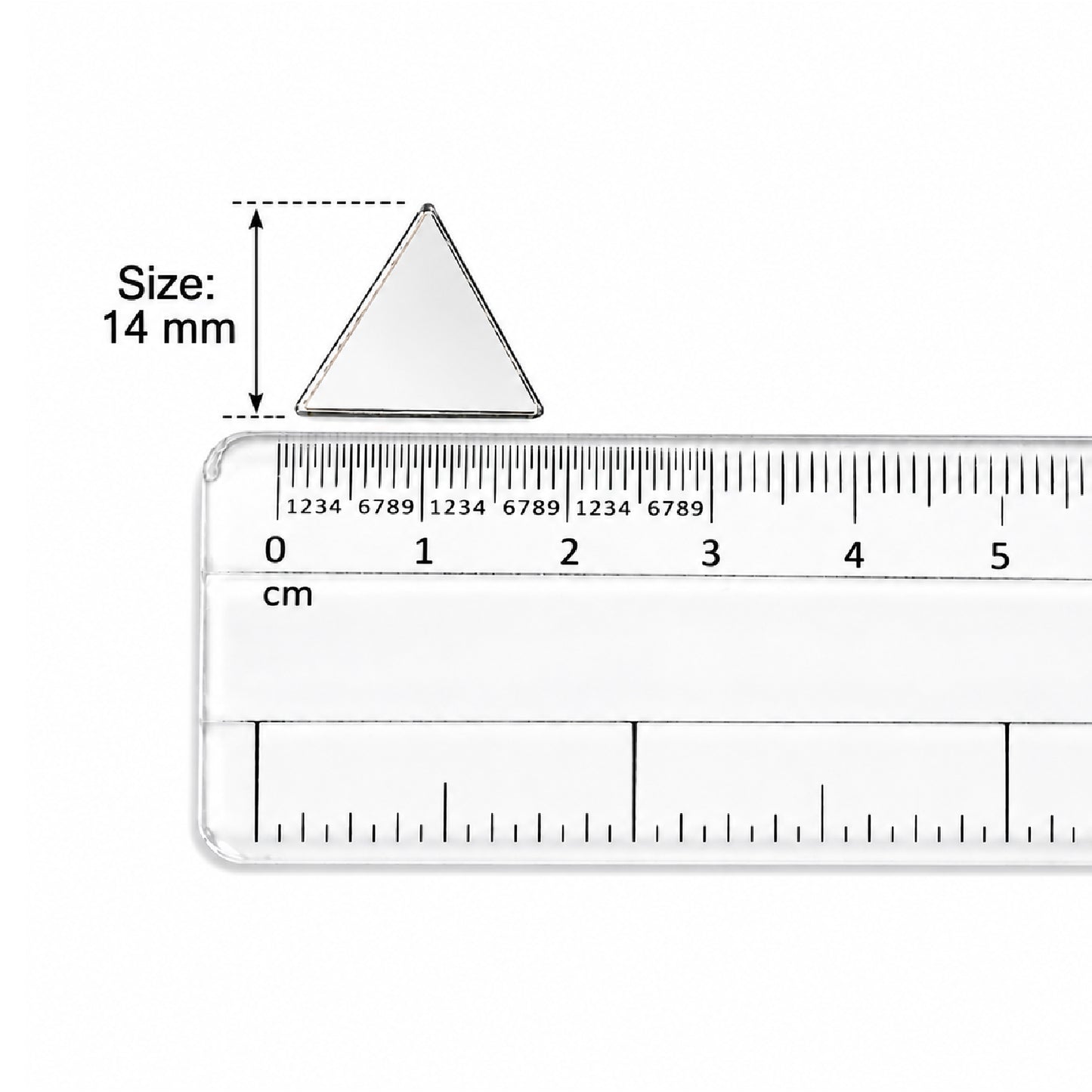 Glass Mirror- Triangle- 14MM