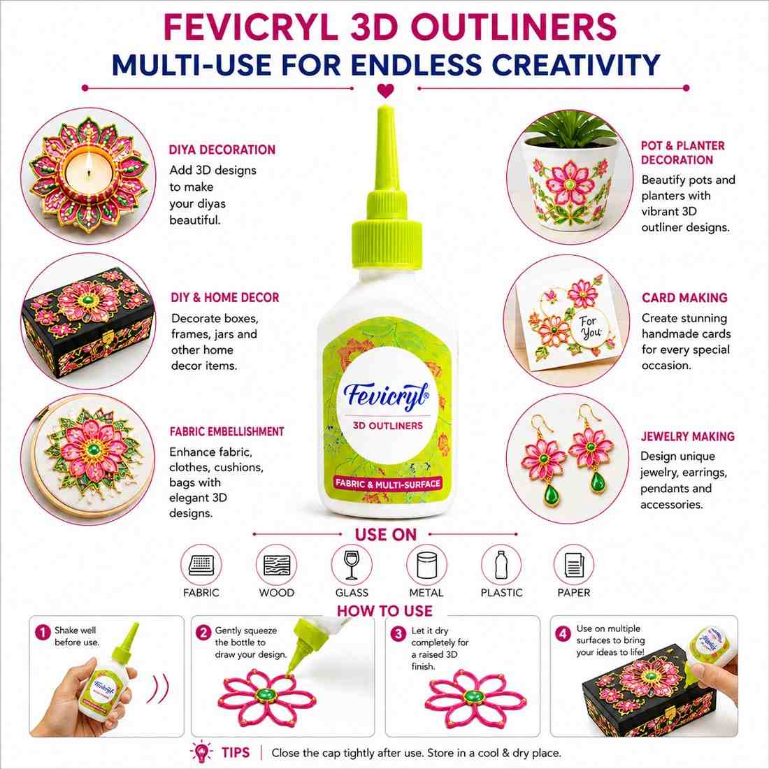 Fevicryl  3D Outliners