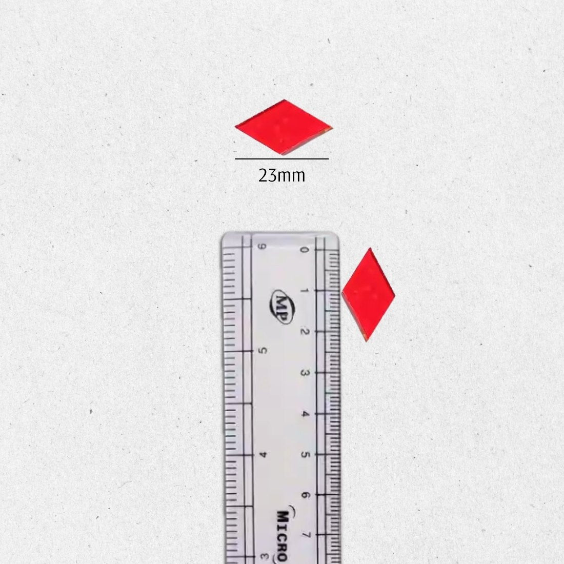 Mix Color Glass Mirror-Diamond- 25MM