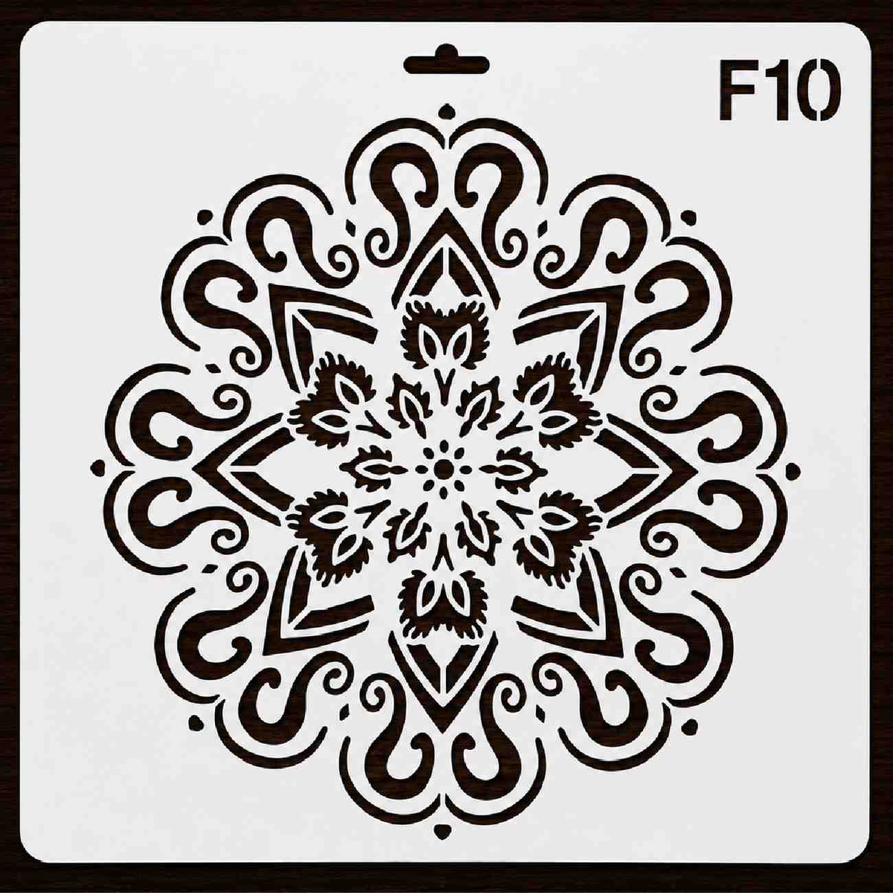 Craft Stencil 10x10 inch-F10