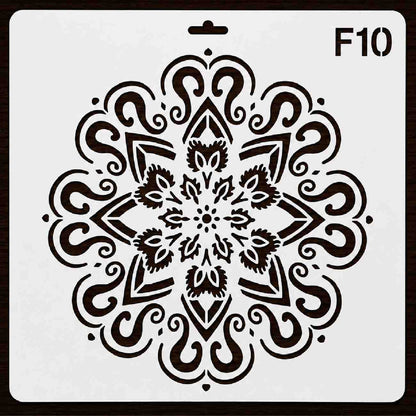 Craft Stencil 10x10 inch-F10