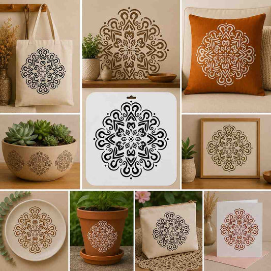 Craft Stencil 10x10 inch-F10