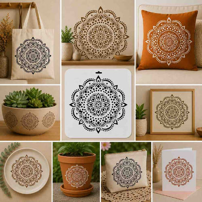 Craft Stencil 10x10 inch-F11