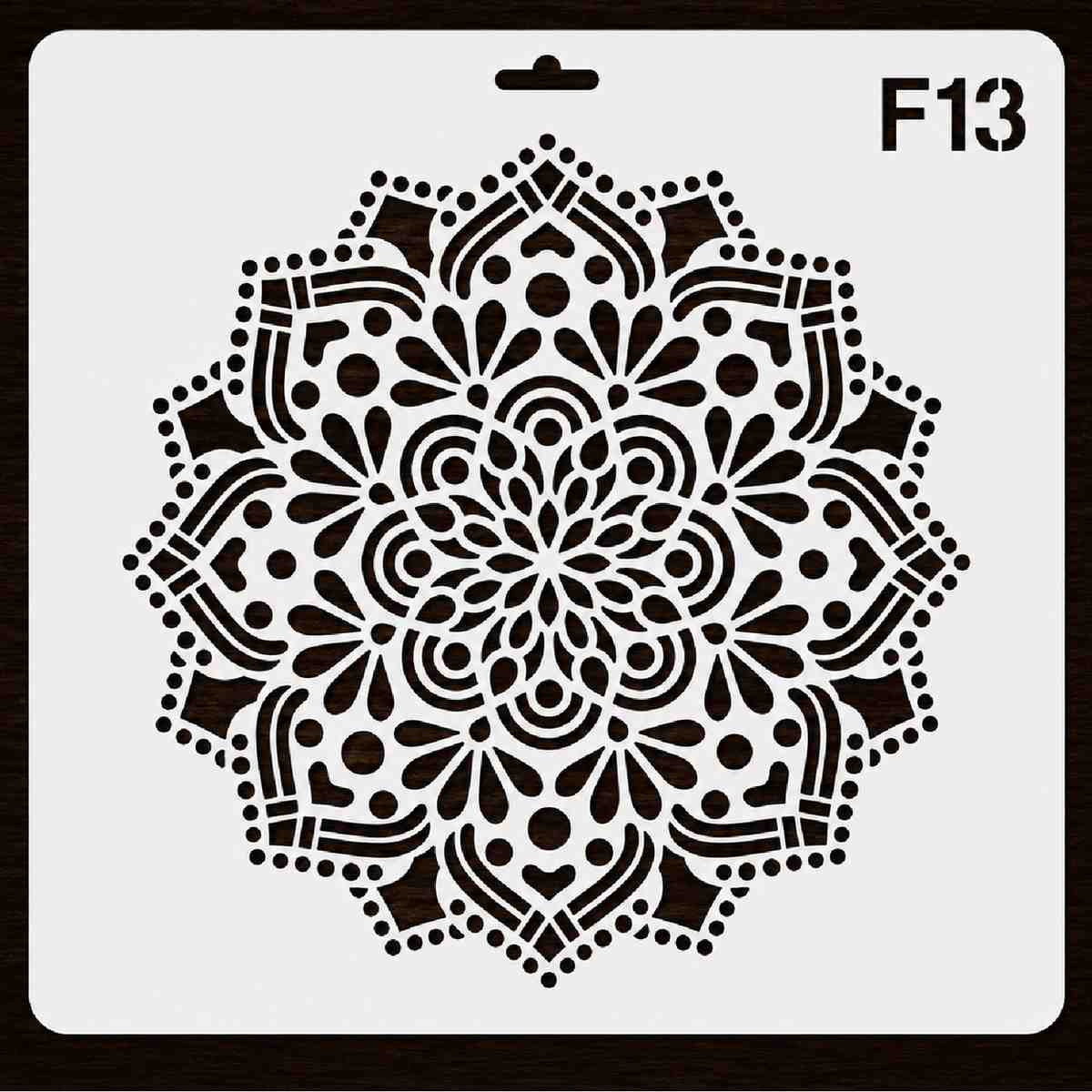 Craft Stencil 10x10 inch-F13