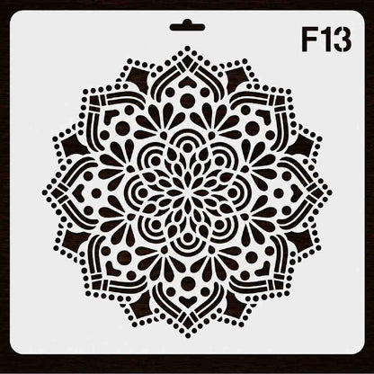 Craft Stencil 10x10 inch-F13