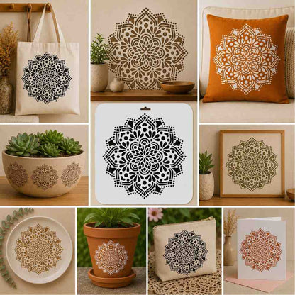 Craft Stencil 10x10 inch-F13