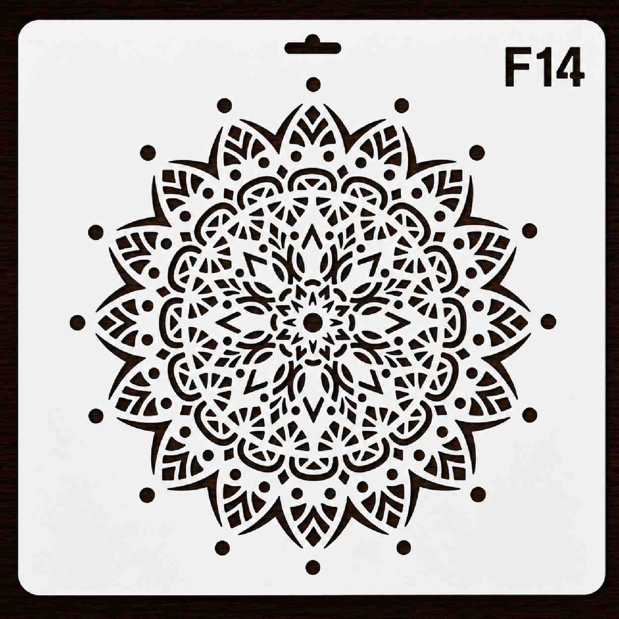 Craft Stencil 10x10 inch-F14