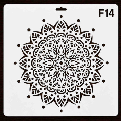 Craft Stencil 10x10 inch-F14