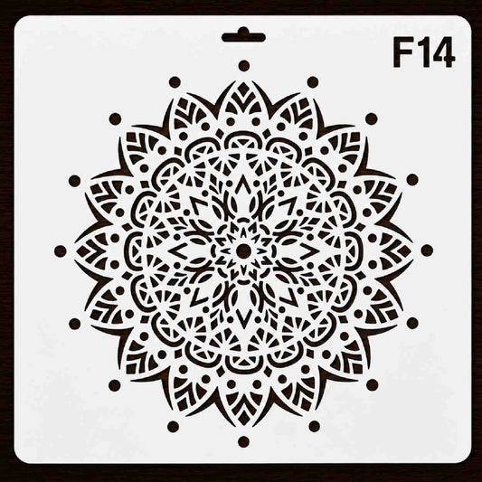 Craft Stencil 10x10 inch-F14